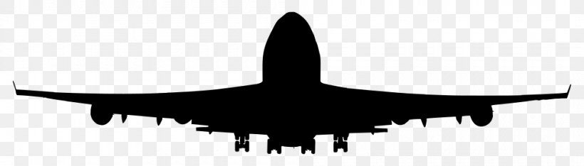 Airplane Silhouette Sticker, PNG, 1000x286px, Airplane, Aerospace Engineering, Air Travel, Aircraft, Airliner Download Free