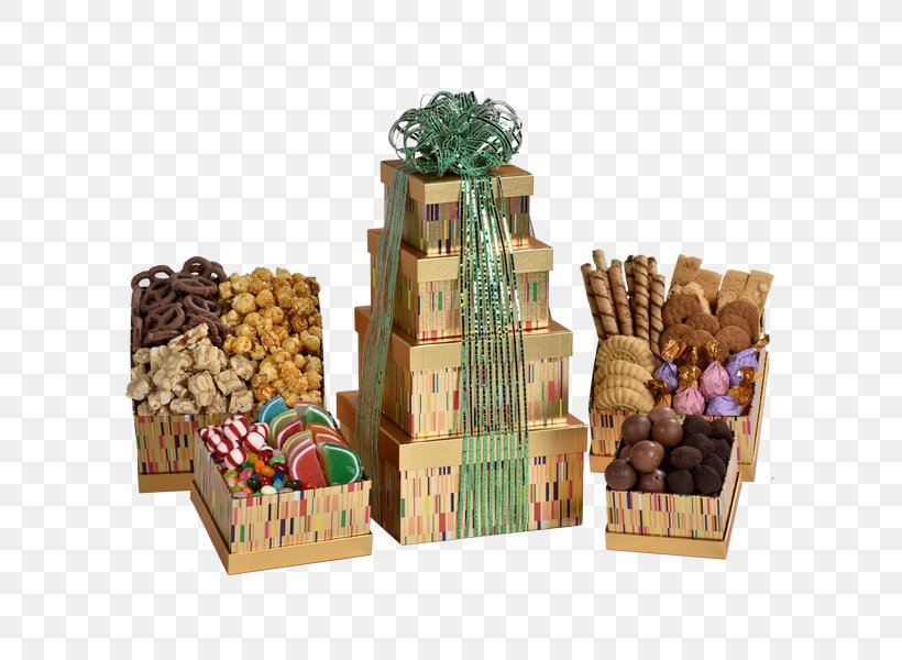 Food Gift Baskets Christmas Hamper, PNG, 600x600px, Food Gift Baskets, Basket, Box, Chocolate, Chocolate Truffle Download Free
