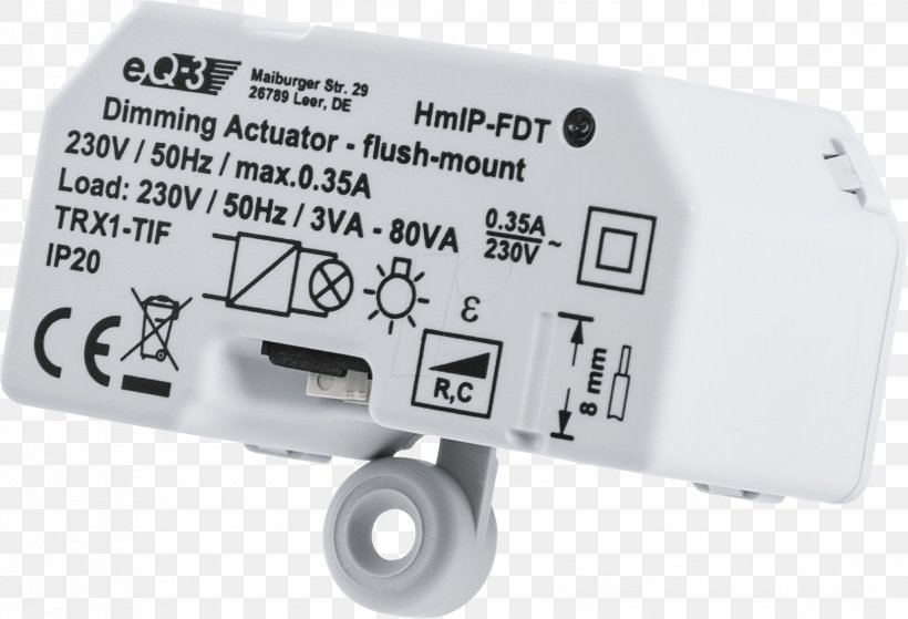 Homematic IP HmIP-FDT External Dimmer White Hardware/Electronic HomeMatic HmIP-FSM16 Switching Actuator Hardware/Electronic Electronics IP Address Product, PNG, 1657x1131px, Electronics, Actor, Circuit Component, Electronic Device, Electronics Accessory Download Free