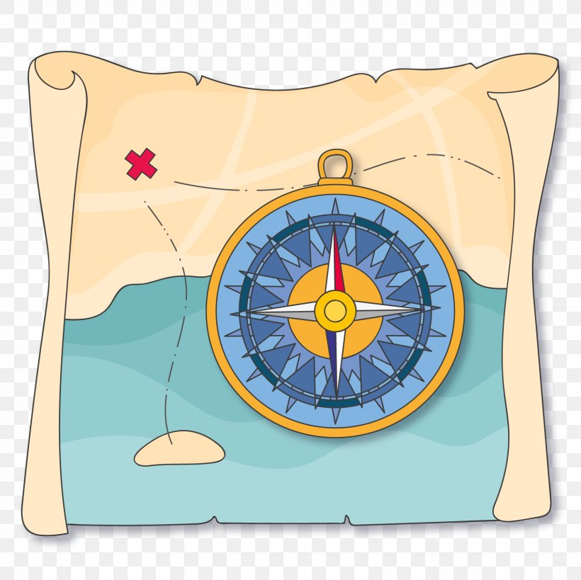 Treasure Map Compass, PNG, 1600x1600px, Compass, Clip Art, Drawing, Illustration, Map Download Free