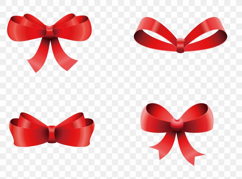 Christmas Ribbon Clip Art, PNG, 2502x1855px, Christmas, Bow Tie, Fashion Accessory, Heart, Necktie Download Free
