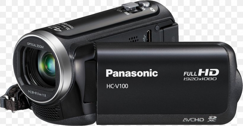 Panasonic HC-V100M Camcorder Panasonic HM-TA20, PNG, 1257x655px, Panasonic, Camcorder, Camera, Camera Accessory, Camera Lens Download Free