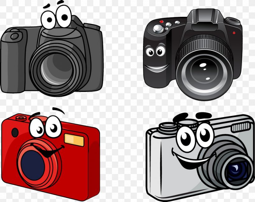 Single-lens Reflex Camera Cartoon, PNG, 1000x793px, Camera, Brand, Camera Lens, Cameras Optics, Cartoon Download Free