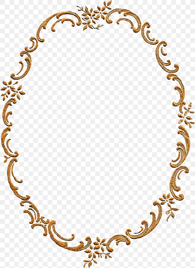 Frame Gold Frame, PNG, 818x1126px, Borders And Frames, Body Jewelry, Chain, Floral Design, Flower Frame Download Free