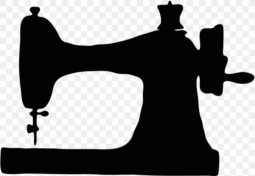 Sewing Machines Clip Art, PNG, 1849x1274px, Sewing Machines, Black And White, Craft, Machine, Monochrome Photography Download Free