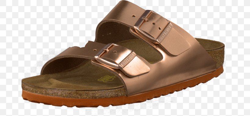 Slipper Leather Birkenstock Shoe Sandal, PNG, 705x383px, Slipper, Beige, Birkenstock, Bronze, Brown Download Free
