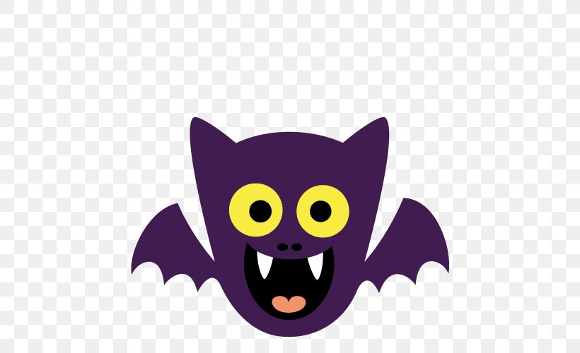 Cat Clip Art Illustration BAT-M Purple, PNG, 500x500px, Cat, Bat, Batm, Carnivoran, Cartoon Download Free
