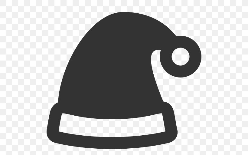 Santa Claus Christmas Hat Clip Art, PNG, 512x512px, Santa Claus, Baseball Cap, Black, Black And White, Cap Download Free