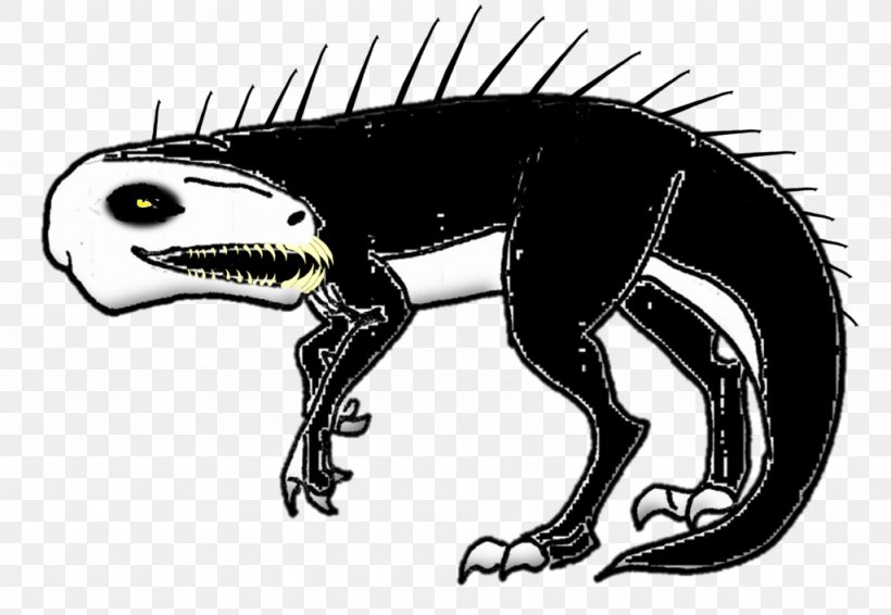Tyrannosaurus Velociraptor Drawing /m/02csf Amphibians, PNG, 1024x708px, Tyrannosaurus, Amphibian, Amphibians, Black And White, Carnivoran Download Free