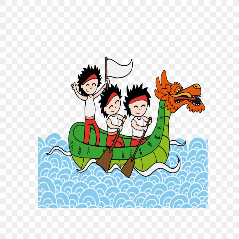 Zongzi Dragon Boat Festival Cartoon, PNG, 2362x2362px, Zongzi, Art, Bateaudragon, Boat, Cartoon Download Free