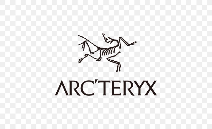 Arc'teryx Soho Clothing Jacket Patagonia, PNG, 500x500px, Clothing, Area, Black And White, Brand, Calligraphy Download Free