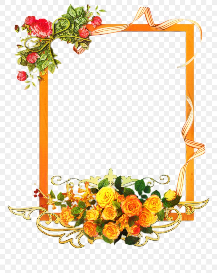 Background Flowers Frame, PNG, 774x1032px, Picture Frames, Cut Flowers, Drawing, Flower, Flower Frame Download Free