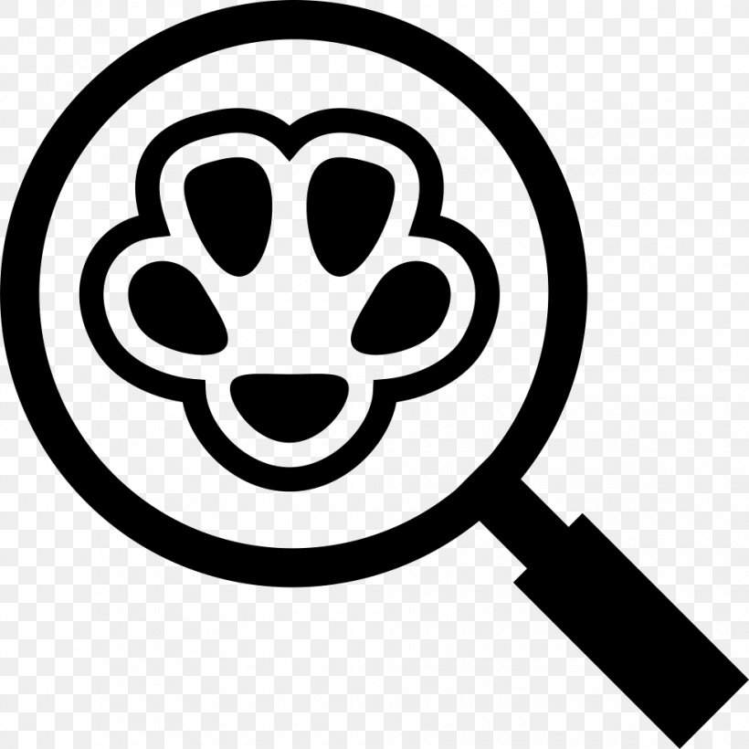 Footprint Cat, PNG, 980x980px, Footprint, Black And White, Cat, Detective, Magnifying Glass Download Free