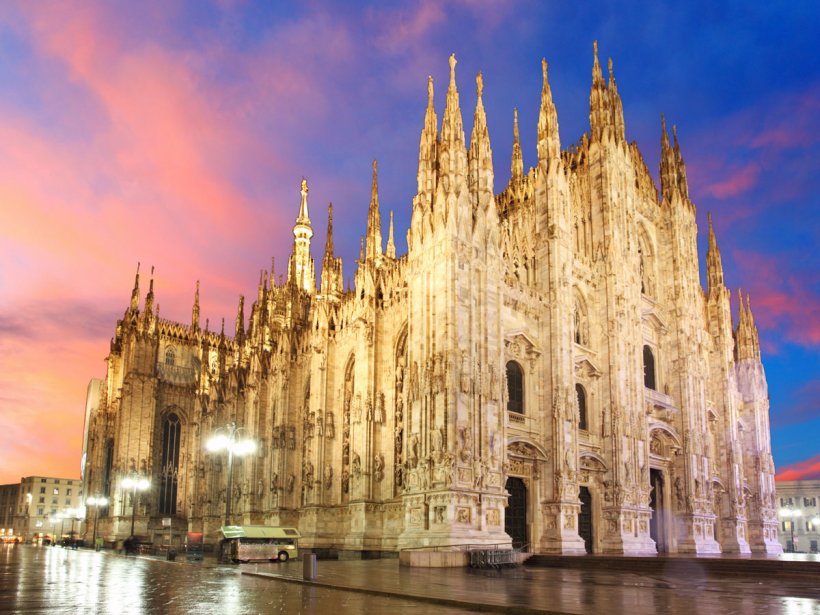 Milan Cathedral Galleria Vittorio Emanuele II La Scala Notre-Dame De Paris, PNG, 1200x900px, Milan Cathedral, Basilica, Building, Byzantine Architecture, Cathedral Download Free