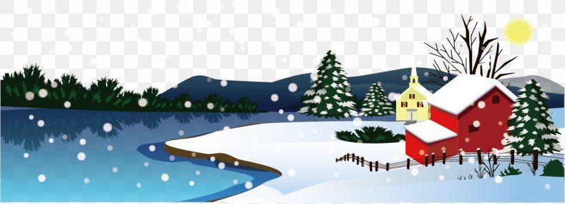 Christmas Tree Winter Snowman, PNG, 1245x451px, Christmas Tree, Area, Cartoon, Christmas, Holiday Download Free