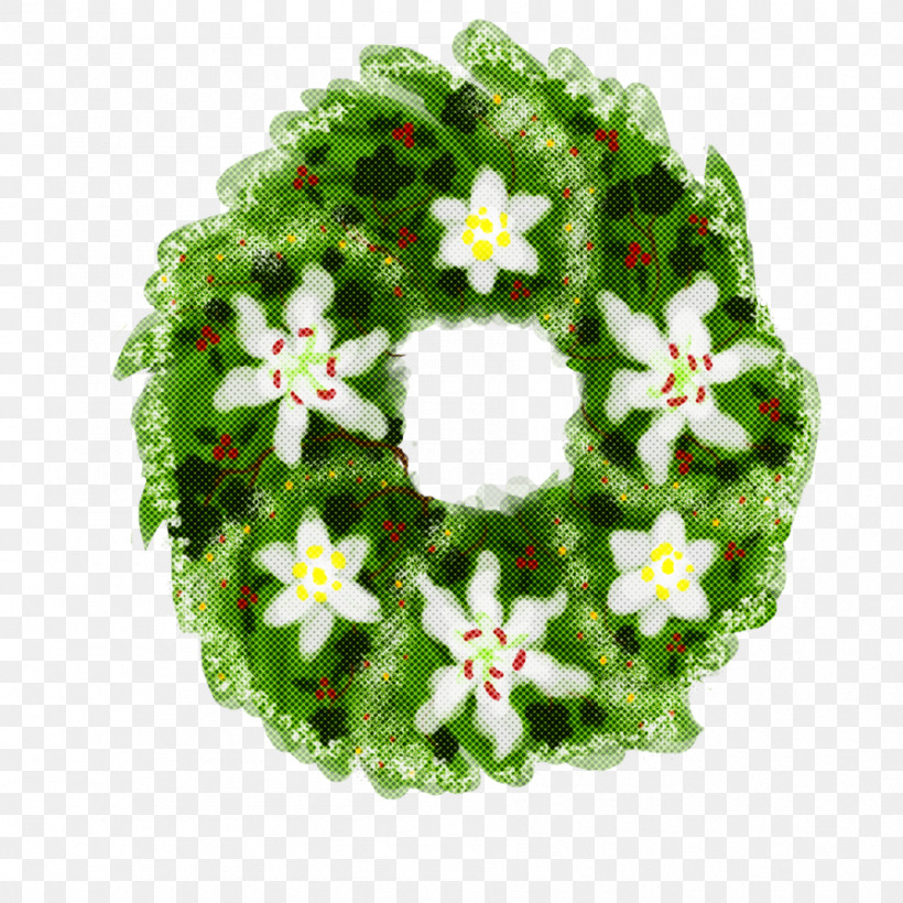Christmas Decoration, PNG, 894x894px, Green, Artificial Flower, Brooch, Christmas Decoration, Flower Download Free
