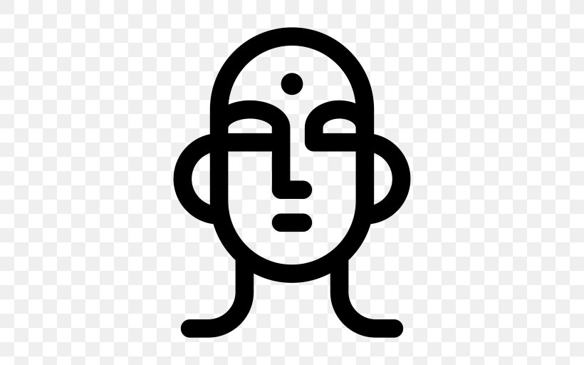 Gautama Buddha Buddhism Symbol Religion, PNG, 512x512px, Gautama Buddha, Area, Avatar, Black And White, Blog Download Free