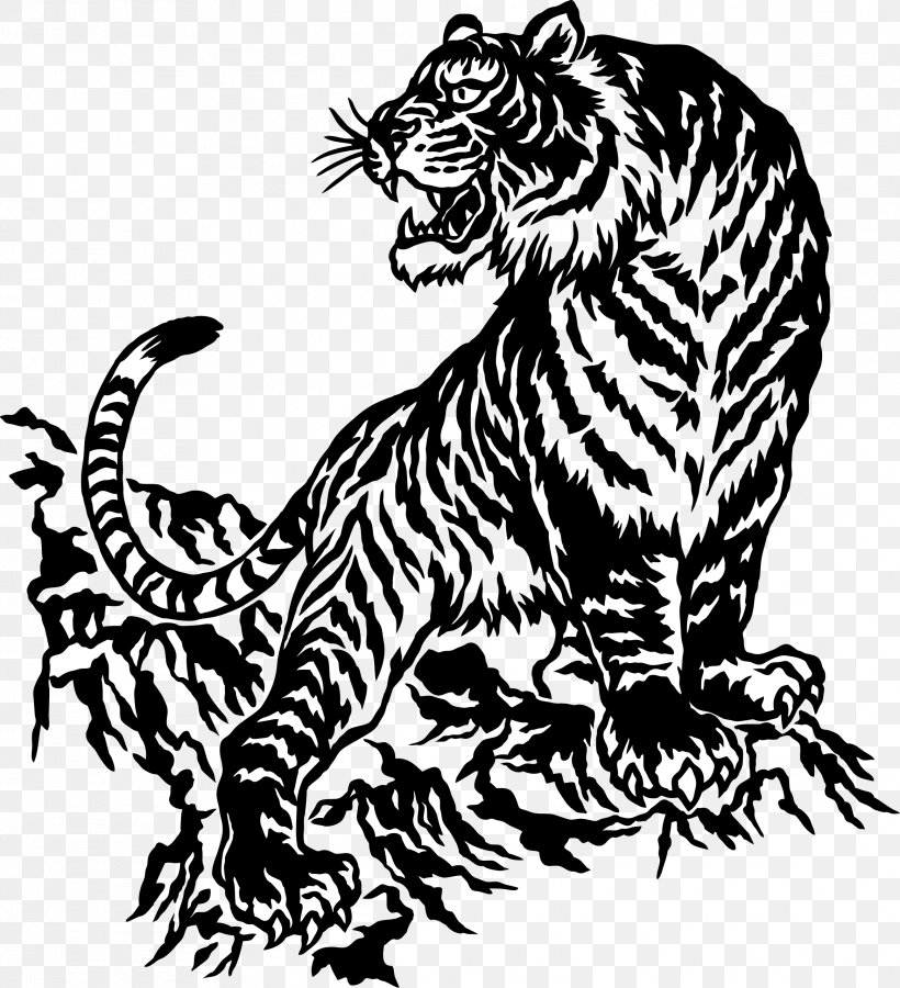 Japan Tiger Stock Illustration Illustration, PNG, 2332x2560px, Japan, Art, Big Cats, Black And White, Carnivoran Download Free