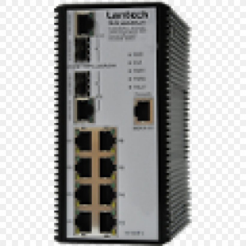 Network Switch DIN Rail Simple Network Management Protocol Power Over Ethernet Deutsches Institut Für Normung, PNG, 1024x1024px, Network Switch, Circuit Component, Computer Network, Din Rail, Electronic Component Download Free