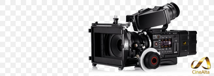 4K Resolution Super 35 Video Cameras Sony CineAlta PMW-F55, PNG, 982x349px, 4k Resolution, Arri, Camera, Camera Accessory, Camera Lens Download Free