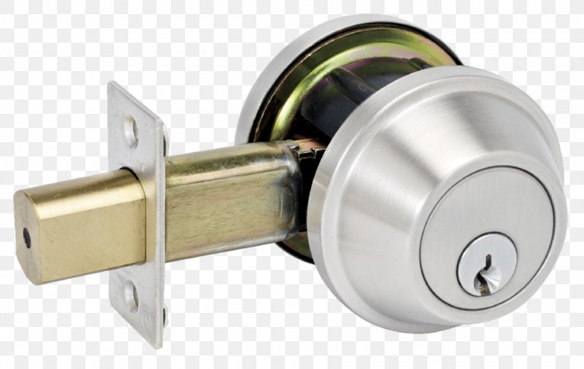Dead Bolt Master Lock Door Handle, PNG, 1000x633px, Dead Bolt, Brushed Metal, Cylinder Lock, Door, Door Furniture Download Free