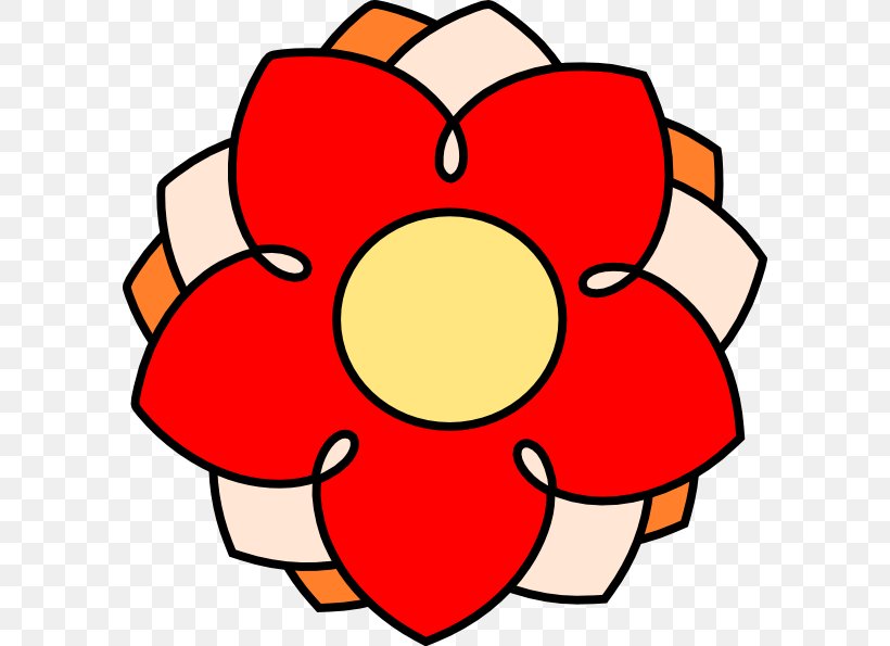 Flower Drawing Clip Art, PNG, 594x595px, Flower, Animation, Area, Artwork, Drawing Download Free