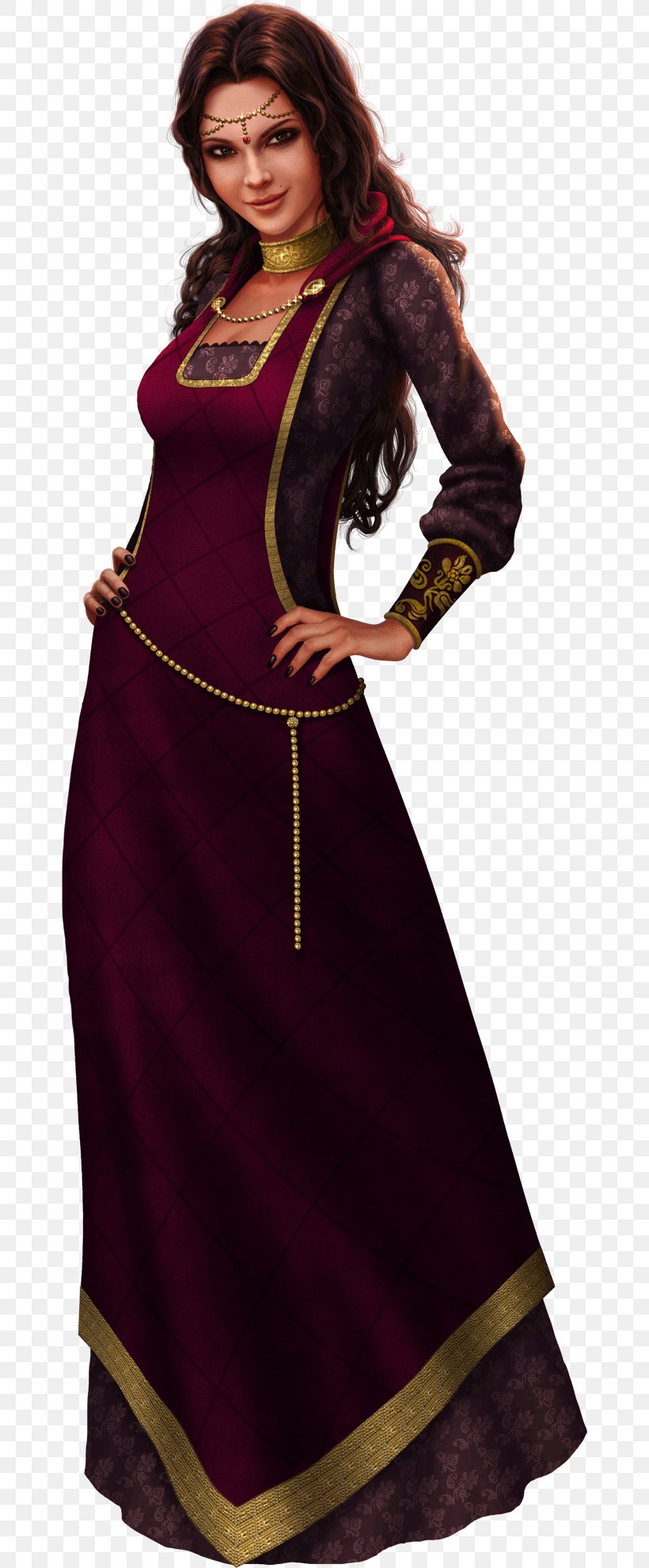 The Sims Medieval: Pirates And Nobles The Sims 3: Ambitions The Sims 2 The Sims 3: World Adventures The Sims 3: Seasons, PNG, 664x1980px, Sims Medieval Pirates And Nobles, Costume, Costume Design, Electronic Arts, Magenta Download Free