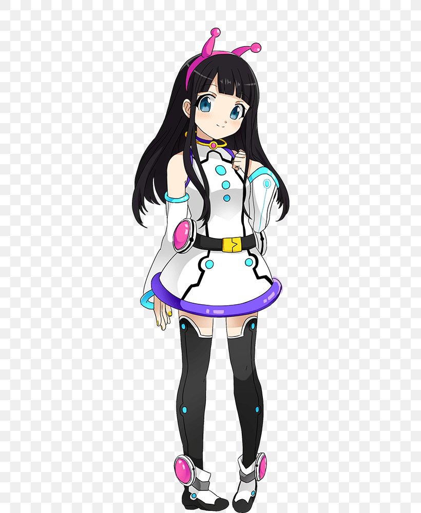 Ensemble Girls! Character Extraterrestrial Intelligence Human Black Hair, PNG, 520x1000px, Watercolor, Cartoon, Flower, Frame, Heart Download Free