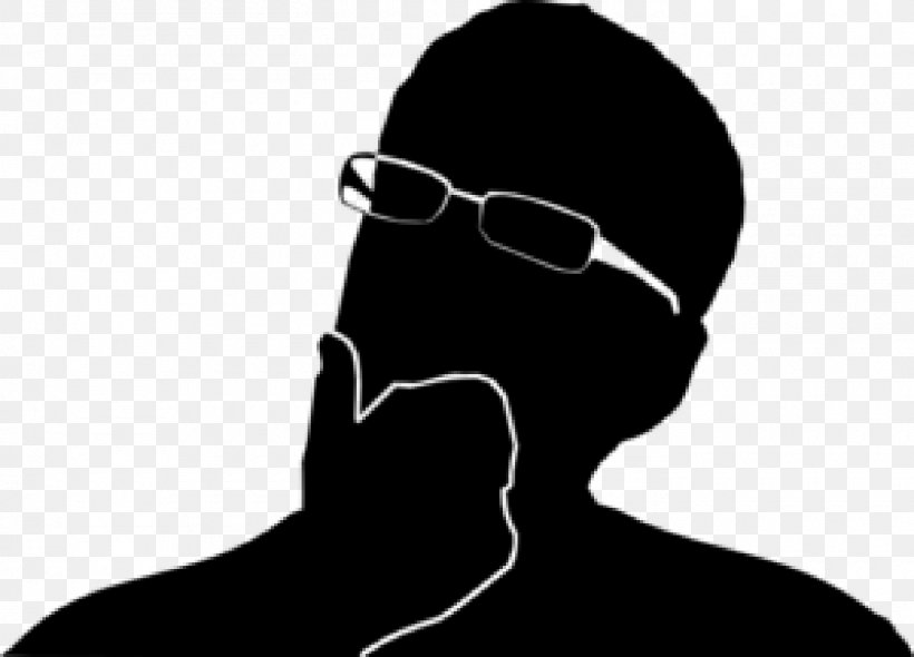 The Thinker Silhouette Person Clip Art, PNG, 1400x1008px, Thinker, Black, Black And White, Brand, Eyewear Download Free