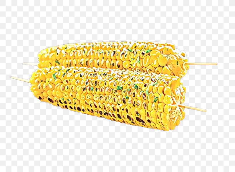 Corn On The Cob Sweet Corn Yellow Corn Kernels Cuisine, PNG, 800x600px, Cartoon, American Food, Corn, Corn Kernels, Corn On The Cob Download Free