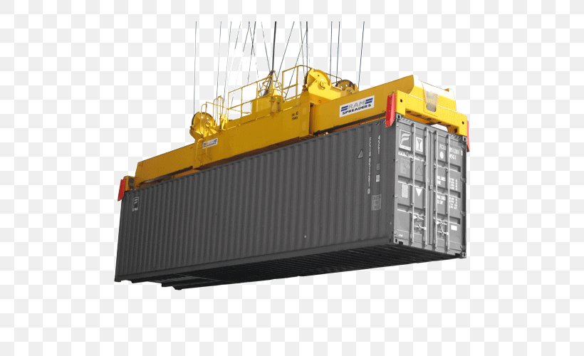 Spreader Rail Transport Intermodal Container Cargo Gantry Crane, PNG, 500x500px, Spreader, Cargo, Crane, Current Transformer, Electronic Component Download Free