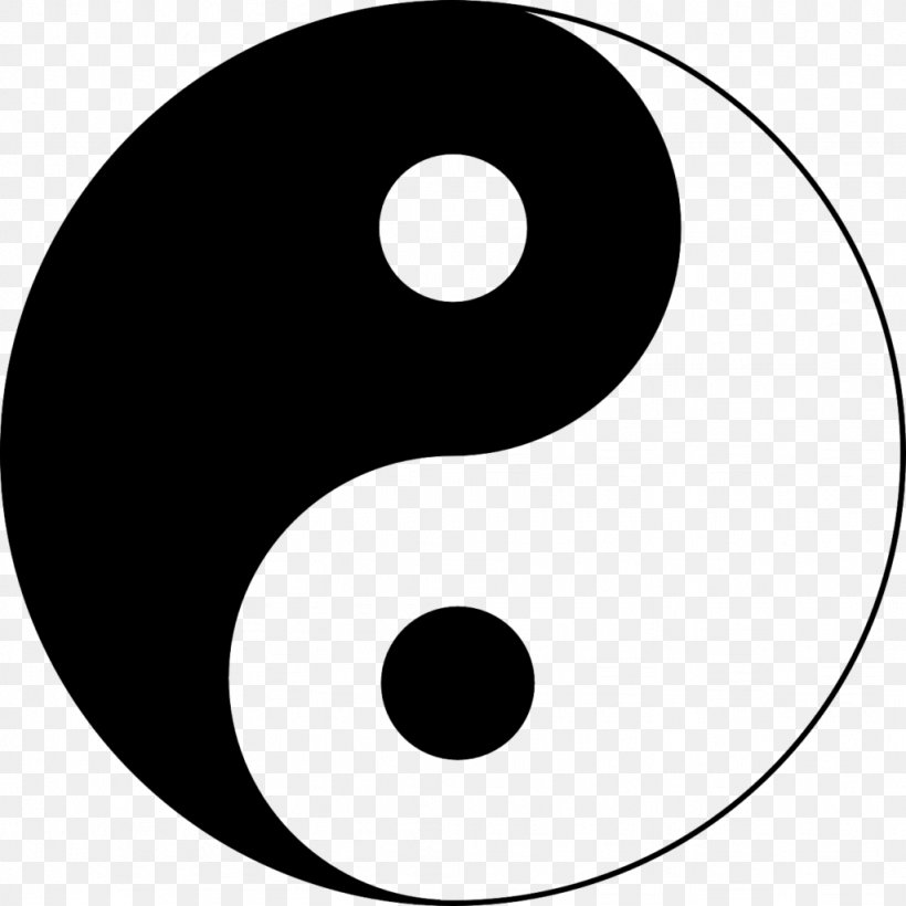 Yin And Yang Taijitu Symbol Dialectical Monism Taoism, PNG, 1024x1024px, Yin And Yang, Black And White, Concept, Culture, Dialectical Monism Download Free