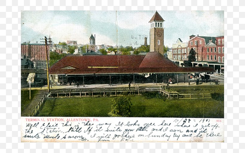 Allentown Station Lehigh Line Allentown Railroad Rail Transport, PNG, 680x514px, Allentown, Building, Land Lot, Lehigh Valley, Lehigh Valley Railroad Download Free