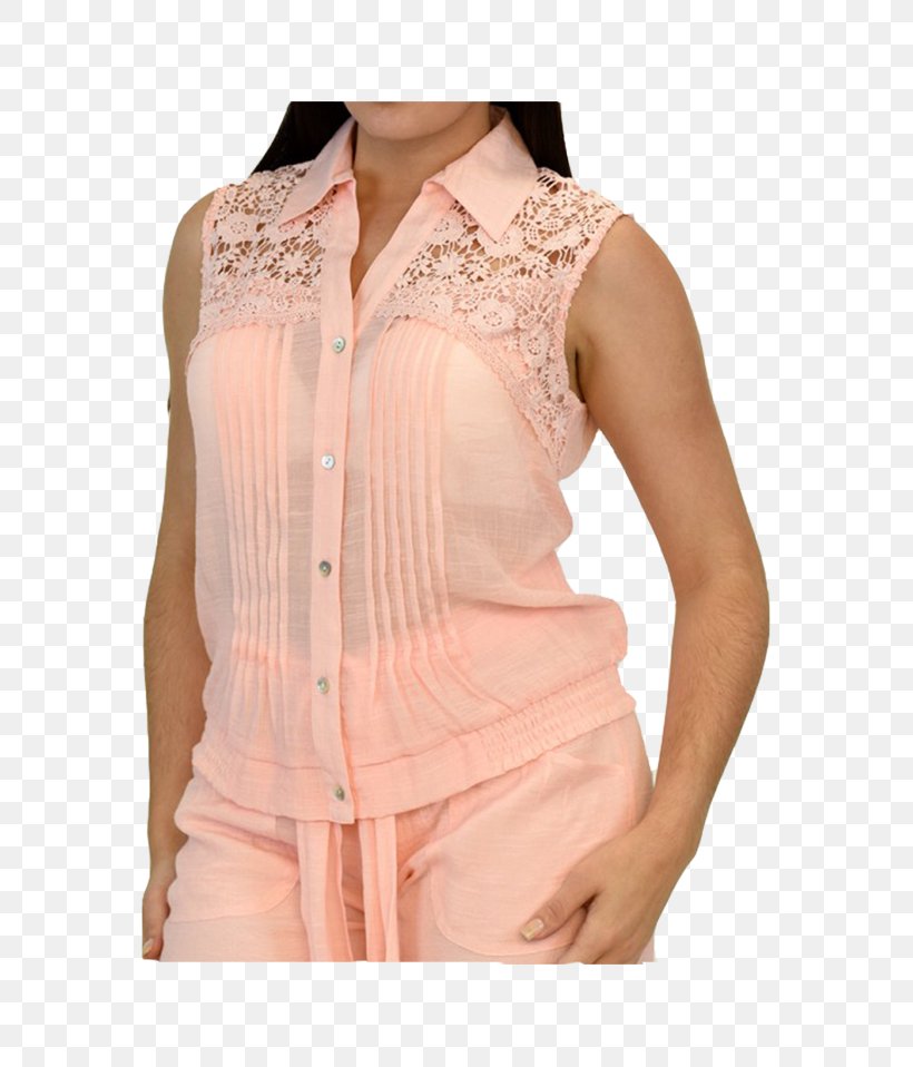 Blouse Top Sleeveless Shirt Clothing, PNG, 750x958px, Blouse, Beige, Casual Attire, Chiffon, Clothing Download Free