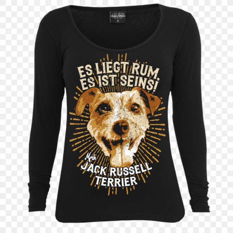 Jack Russell Terrier T-shirt Hoodie Sleeve Jumper, PNG, 1300x1300px, Jack Russell Terrier, Bachelor Party, Bluza, Carnivoran, Clothing Download Free