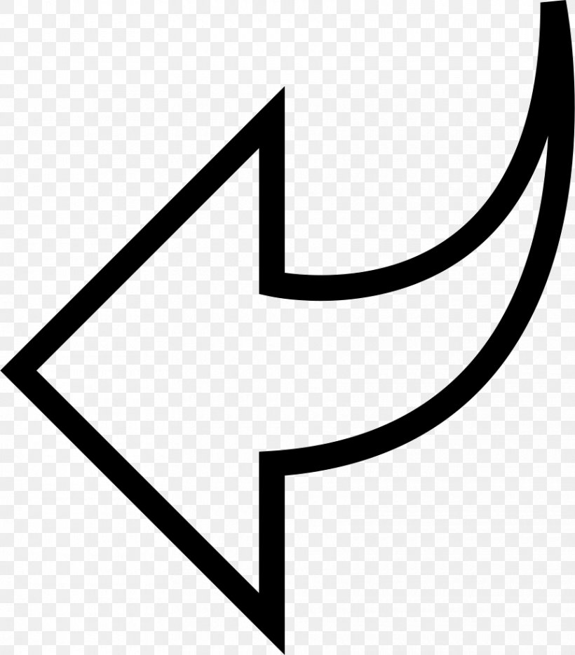 Clip Art Arrow Symbol Sign, PNG, 860x980px, Symbol, Arah, Area, Black, Black And White Download Free