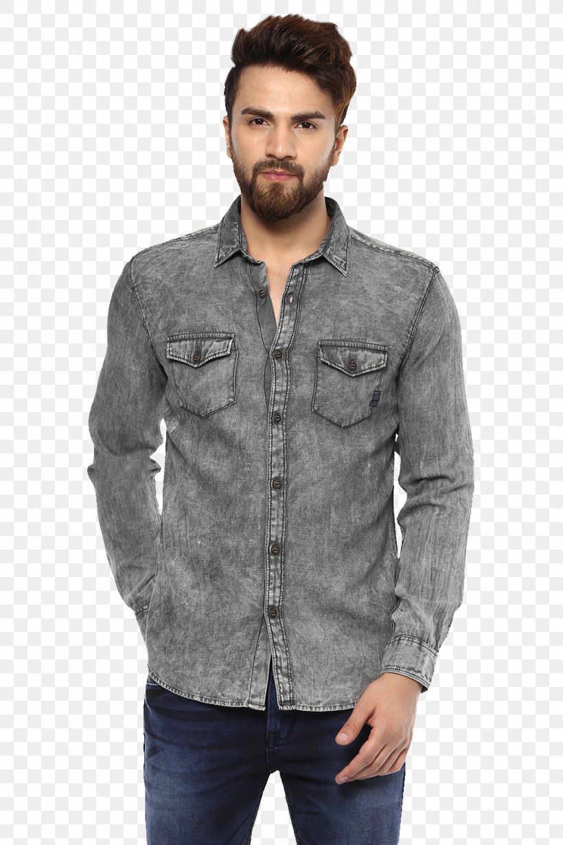 Denim T-shirt Sleeve Jeans, PNG, 1000x1500px, Denim, Blouse, Button, Casual, Clothing Download Free
