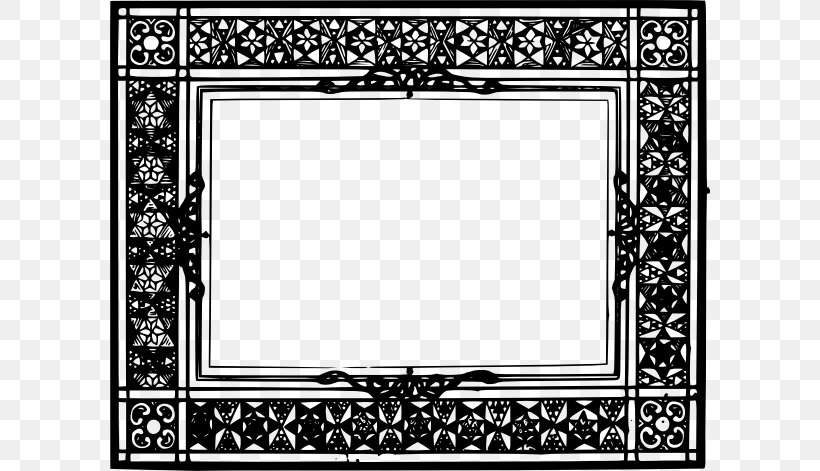 Picture Frame Film Frame Clip Art, PNG, 600x471px, Picture Frame, Antique, Area, Black And White, Board Game Download Free