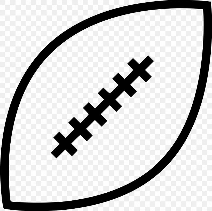 American Football Rugby Iconfinder, PNG, 981x978px, American Football, Ball, Black, Black And White, Defensive End Download Free