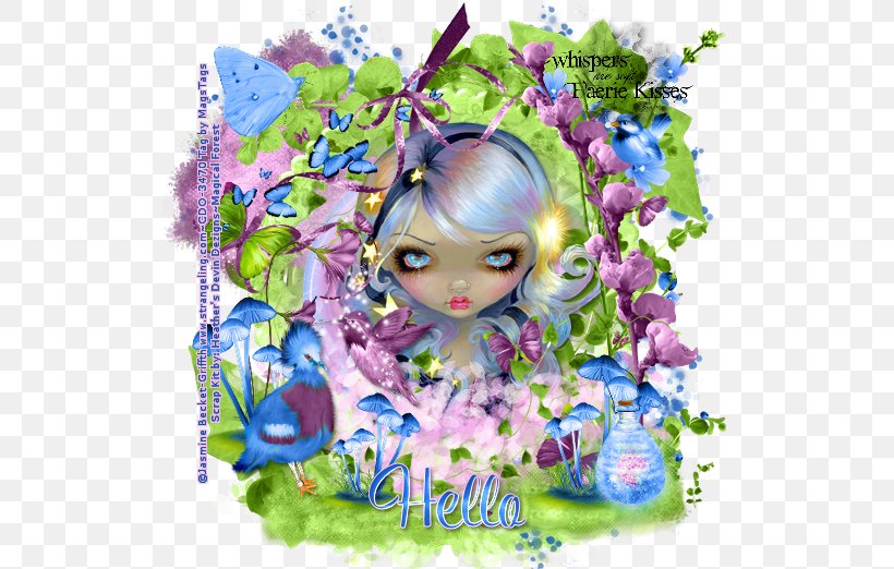 Fairy Art Laptop, PNG, 522x522px, Fairy, Angel, Art, Bluebonnet, Decalgirl Download Free