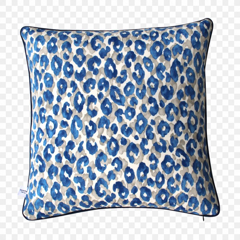 Leopard Throw Pillows Cushion Animal Print, PNG, 1024x1024px, Leopard, Animal Print, Blue, Chair, Chenille Fabric Download Free