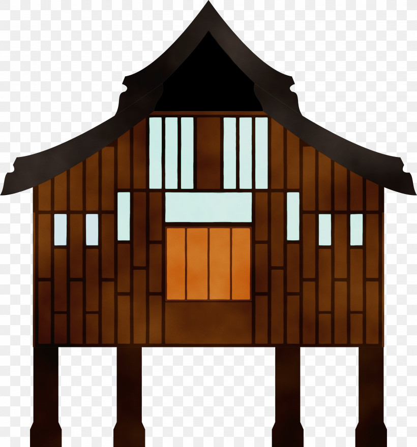 Malay House House Building Icon, PNG, 2235x2400px, Watercolor, Building, House, Malay House, Paint Download Free
