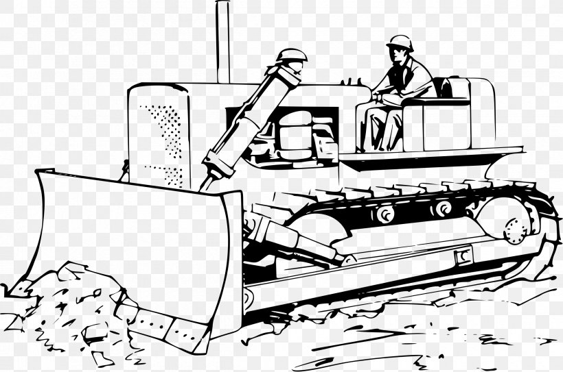 Caterpillar Inc. Clip Art: Transportation Bulldozer Clip Art, PNG, 2400x1591px, Caterpillar Inc, Architectural Engineering, Artwork, Automotive Design, Black And White Download Free