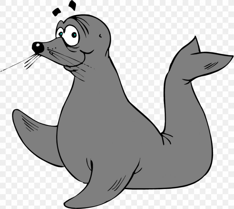 Free Content Pinniped Clip Art, PNG, 912x815px, Free, Black And White, Carnivoran, Cartoon, Cat Download Free
