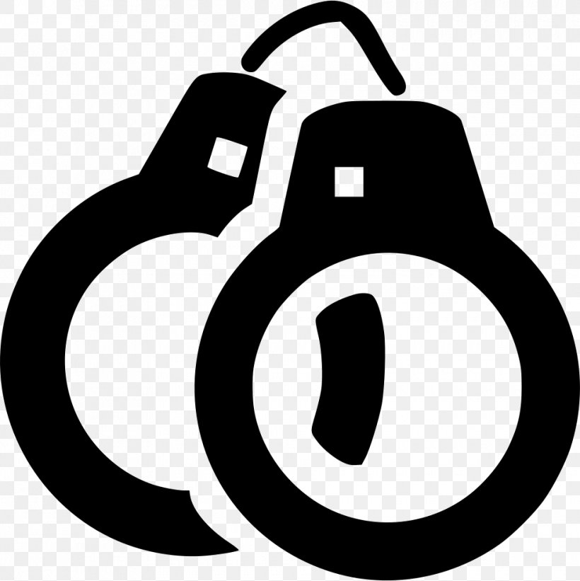 Police Officer Handcuffs Royalty-free, PNG, 980x982px, Police, Arrest, Artwork, Black And White, Brand Download Free