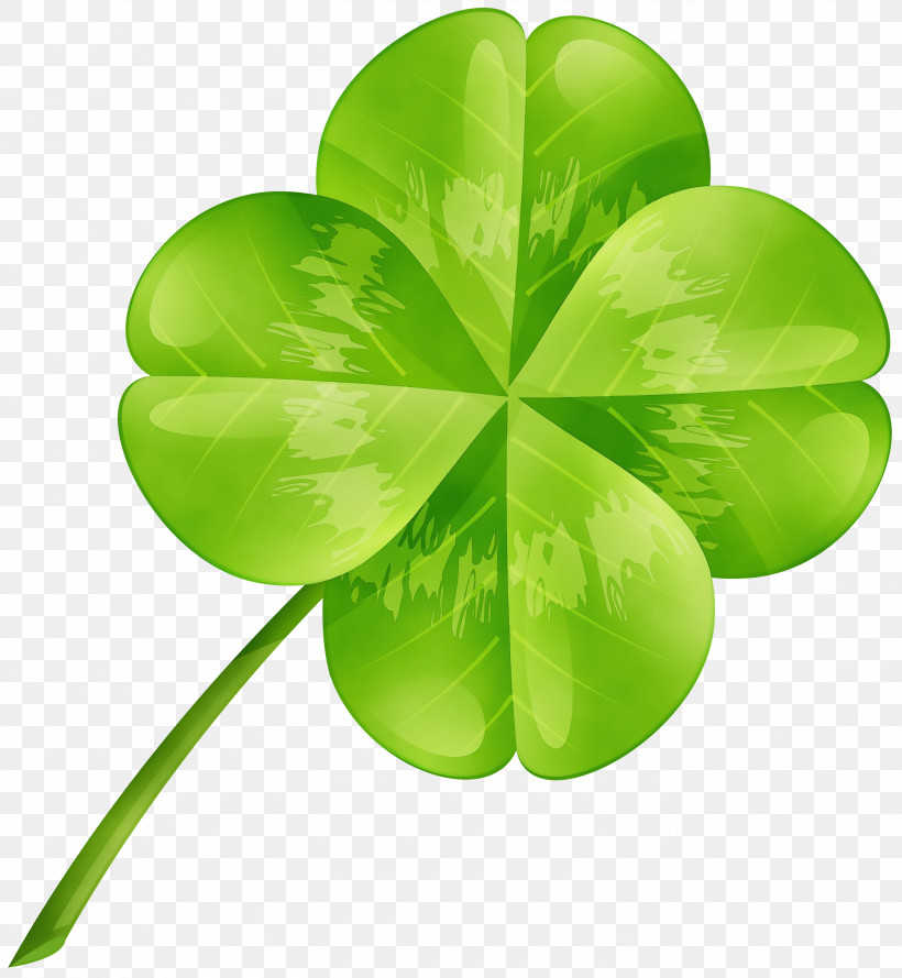 Shamrock, PNG, 2765x3000px, Watercolor, Clover, Flower, Green, Leaf Download Free