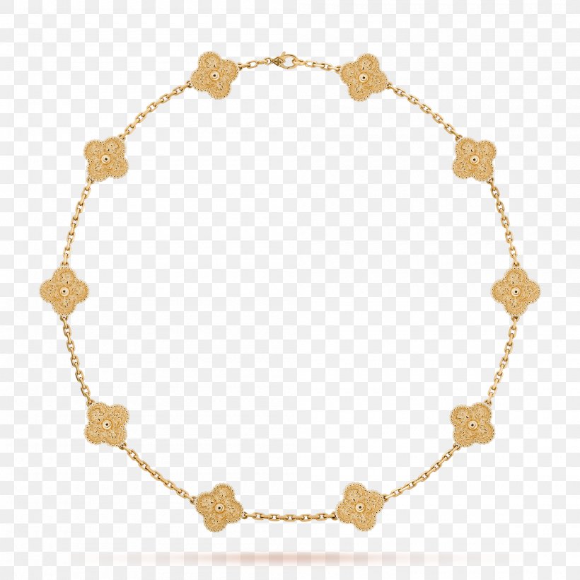 Van Cleef & Arpels Vintage Alhambra Necklace Woman Van Cleef & Arpels Magic Alhambra Pendant Woman Jewellery, PNG, 2000x2000px, Necklace, Body Jewelry, Bracelet, Colored Gold, Fashion Accessory Download Free