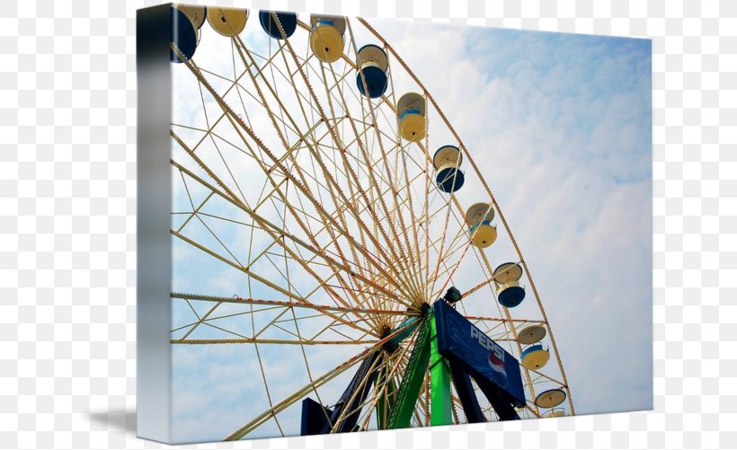Amusement Park Ferris Wheel Ocean City Recreation Tourist Attraction, PNG, 650x501px, Amusement Park, Art, Canvas, City, Ferris Wheel Download Free