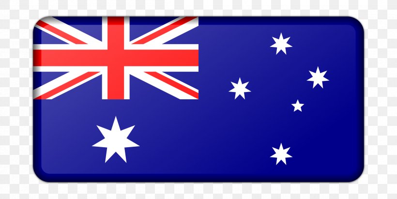 Flag Of Australia National Flag Coat Of Arms Of Australia, PNG, 2400x1203px, Australia, Area, Australian Aboriginal Flag, Blue, Coat Of Arms Of Australia Download Free