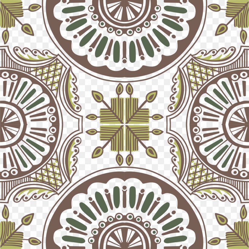 Motif Pattern, PNG, 1500x1499px, Motif, Brown, Designer, Green, Plant Download Free